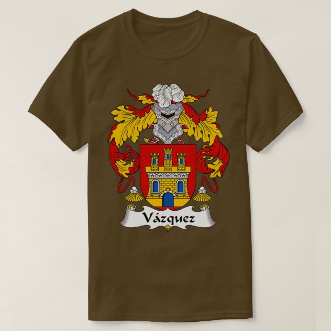Camiseta Escudo de armas de Vázquez (Diseño del anverso)
