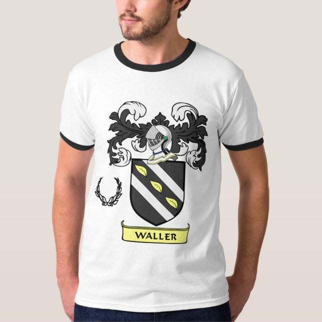 Camiseta Escudo de armas de WALLER (Anverso)