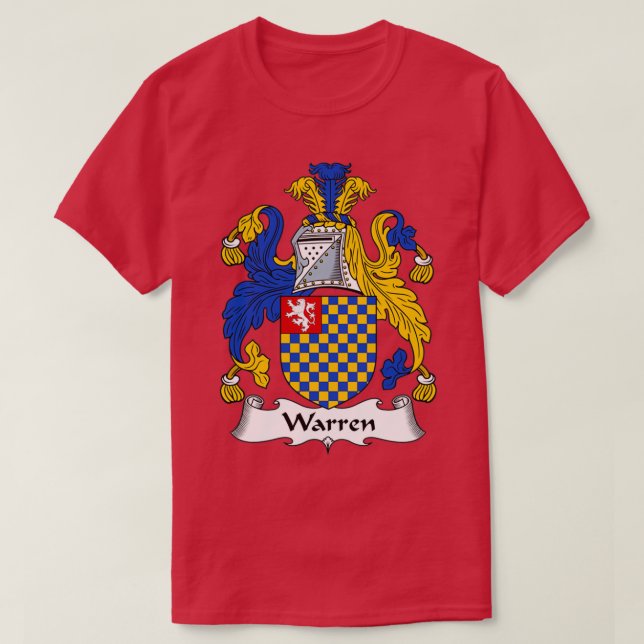 Camiseta Escudo de armas de Warren (Diseño del anverso)