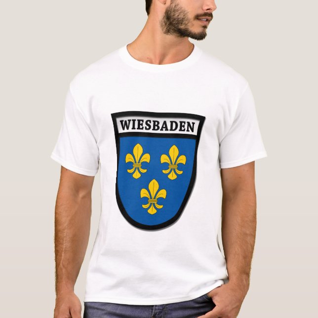 Camiseta Escudo de armas de Wiesbaden (Wappen) 0010 (Anverso)