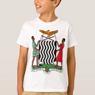 Camiseta Escudo de armas de Zambia