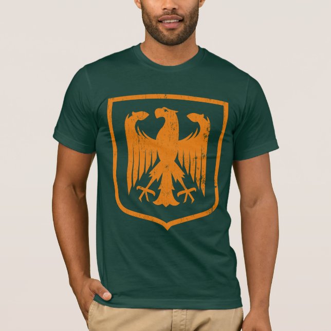 Camiseta Escudo de armas del alemán Eagle - de Deutschland (Anverso)