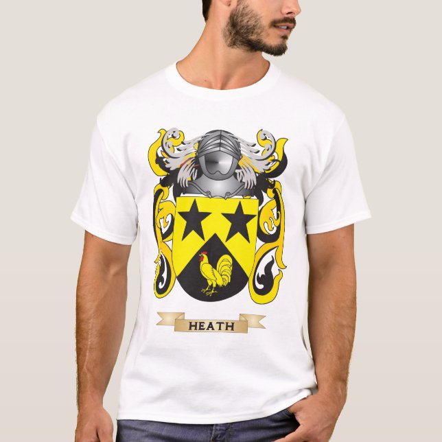 Camiseta Escudo de armas del brezo (escudo de la familia) (Anverso)
