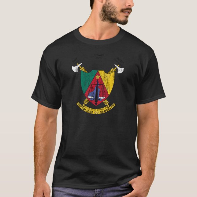 Camiseta Escudo de armas del Camerún (Anverso)
