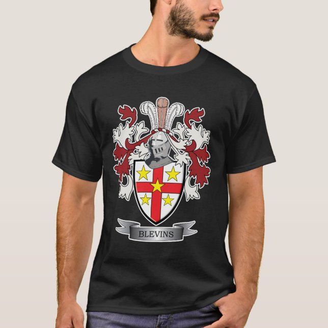 Camiseta Escudo de armas del escudo de la familia de (Anverso)