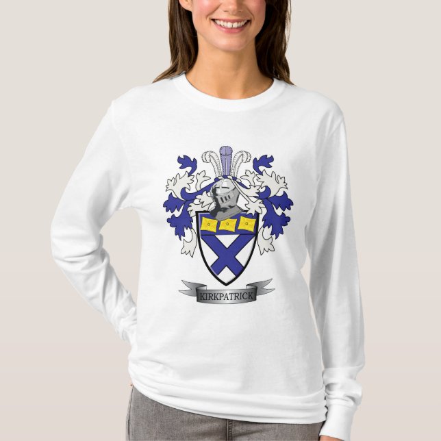 Camiseta Escudo de armas del escudo de la familia de (Anverso)