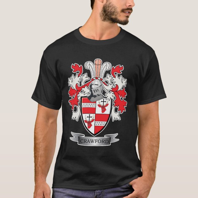 Camiseta Escudo de armas del escudo de la familia de (Anverso)