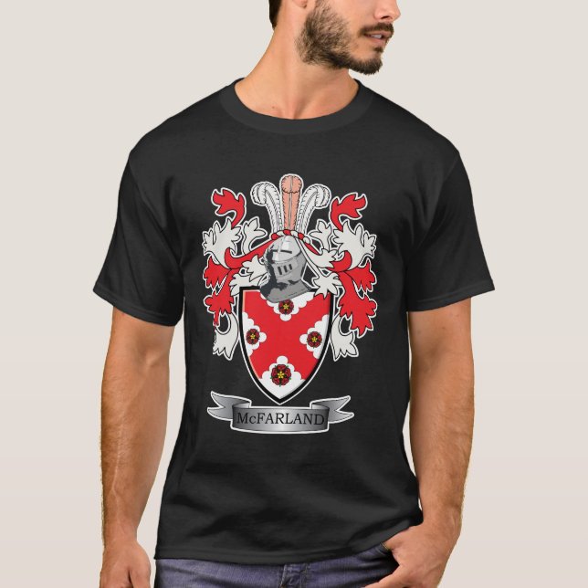Camiseta Escudo de armas del escudo de la familia de (Anverso)