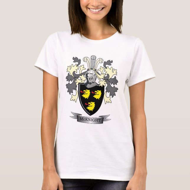 Camiseta Escudo de armas del escudo de la familia de (Anverso)