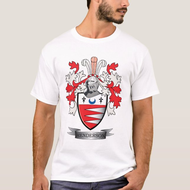 Camiseta Escudo de armas del escudo de la familia de (Anverso)
