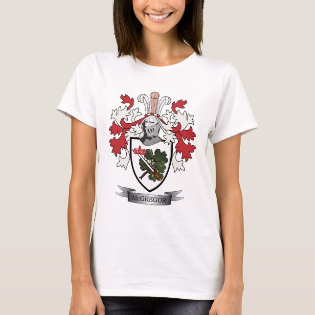 Camiseta Escudo de armas del escudo de la familia de (Anverso)