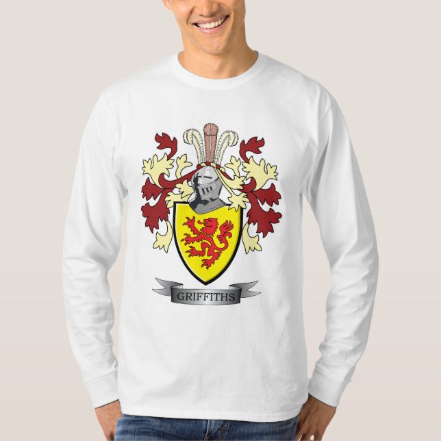 Camiseta Escudo de armas del escudo de la familia de (Anverso)
