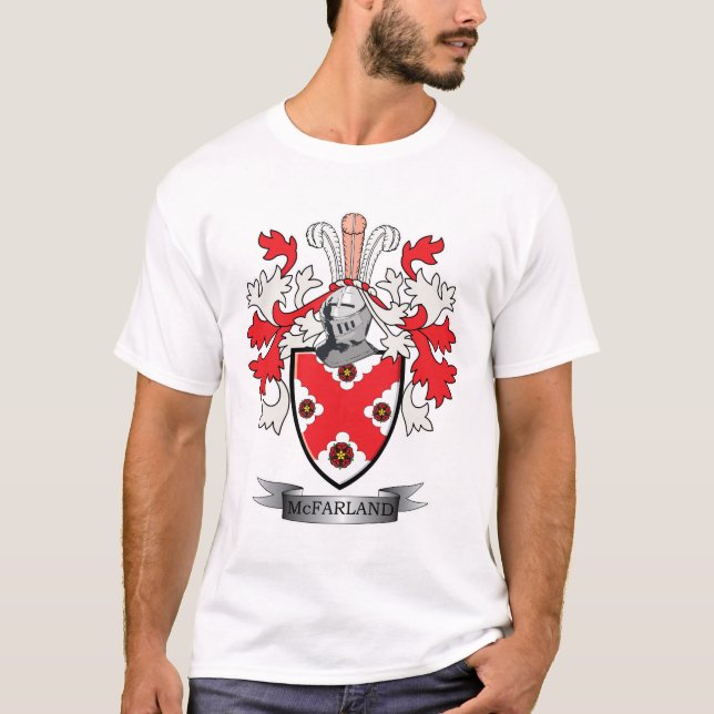 Camiseta Escudo de armas del escudo de la familia de (Anverso)