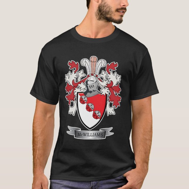 Camiseta Escudo de armas del escudo de la familia de (Anverso)