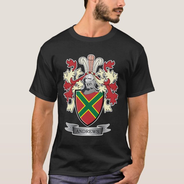 Camiseta Escudo de armas del escudo de la familia de (Anverso)