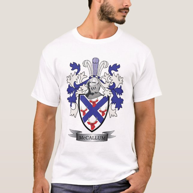 Camiseta Escudo de armas del escudo de la familia de (Anverso)