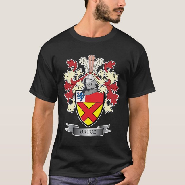 Camiseta Escudo de armas del escudo de la familia de Bruce (Anverso)