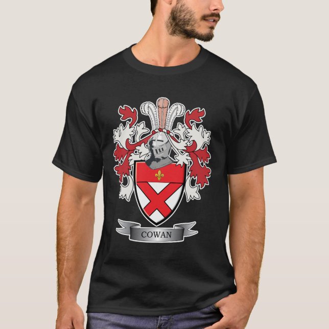 Camiseta Escudo de armas del escudo de la familia de Cowan (Anverso)