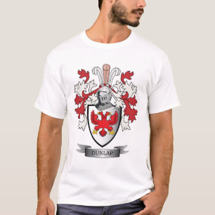 Camiseta Escudo de armas del escudo de la familia de Dunlap