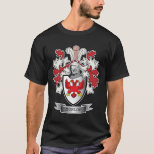 Camiseta Escudo de armas del escudo de la familia de Dunlop