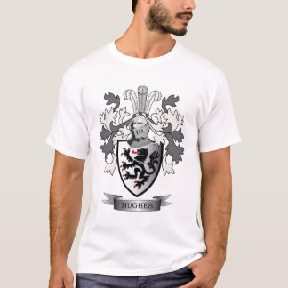 Camiseta Escudo de armas del escudo de la familia de Hughes