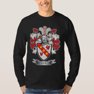 Camiseta Escudo de armas del escudo de la familia de la ley