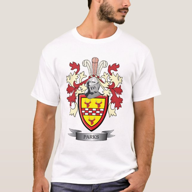 Camiseta Escudo de armas del escudo de la familia de los (Anverso)