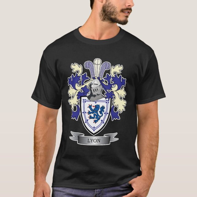 Camiseta Escudo de armas del escudo de la familia de Lyon (Anverso)