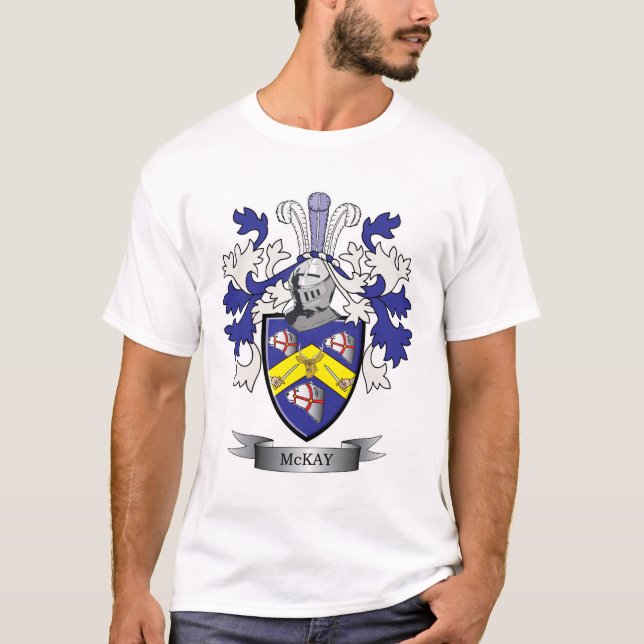 Camiseta Escudo de armas del escudo de la familia de McKay (Anverso)