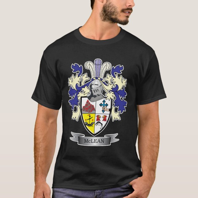 Camiseta Escudo de armas del escudo de la familia de McLean (Anverso)