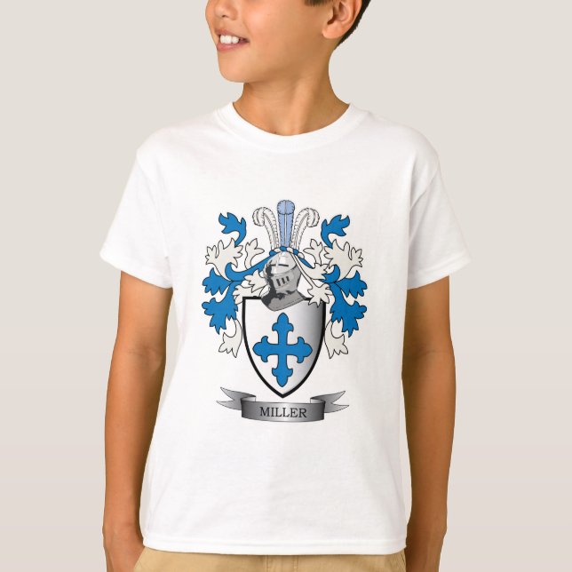 Camiseta Escudo de armas del escudo de la familia de Miller (Anverso)