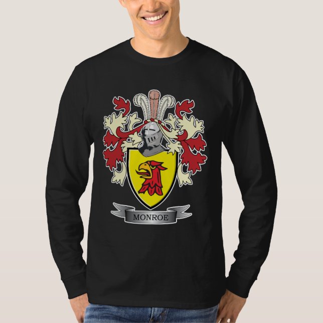Camiseta Escudo de armas del escudo de la familia de Monroe (Anverso)