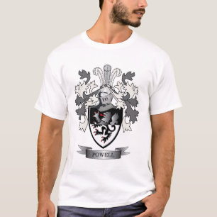 Camiseta Escudo de armas del escudo de la familia de Powell