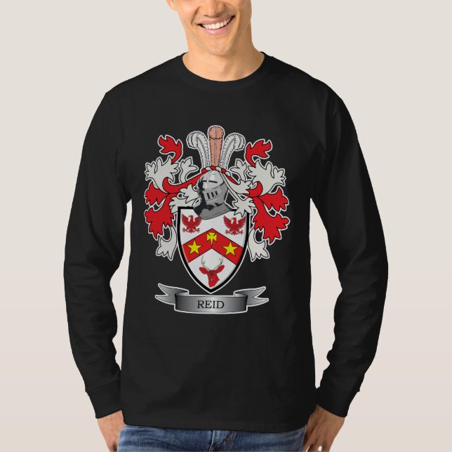 Camiseta Escudo de armas del escudo de la familia de Reid (Anverso)