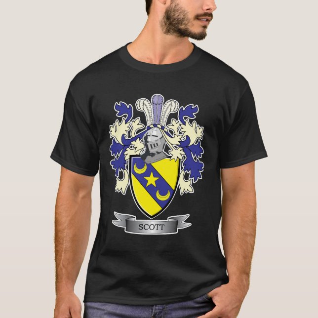 Camiseta Escudo de armas del escudo de la familia de Scott (Anverso)