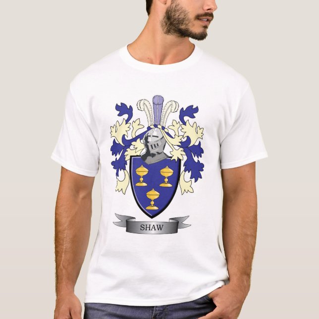 Camiseta Escudo de armas del escudo de la familia de Shaw (Anverso)