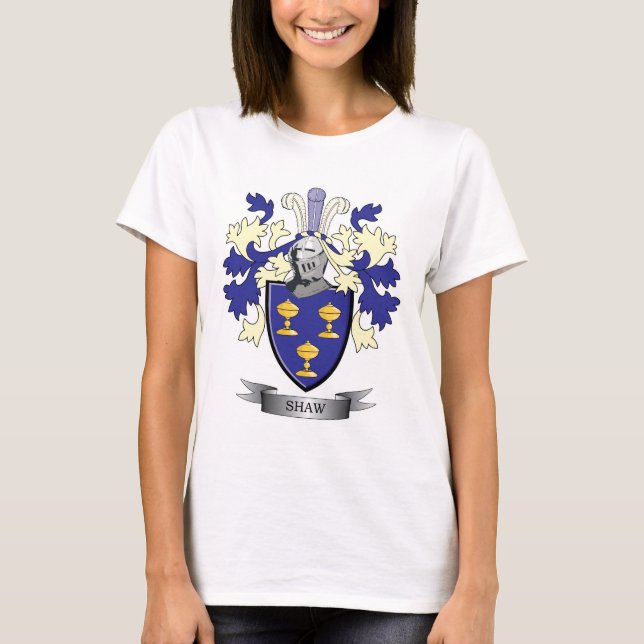 Camiseta Escudo de armas del escudo de la familia de Shaw (Anverso)