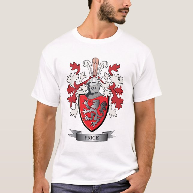 Camiseta Escudo de armas del escudo de la familia del (Anverso)