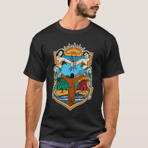 Camiseta Escudo de armas del funcionario de Baja California