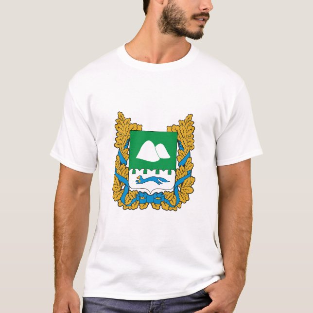 Camiseta Escudo de armas del oblast de Kurgan (Anverso)