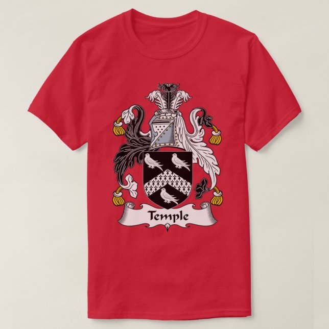 Camiseta Escudo de armas del templo (Diseño del anverso)