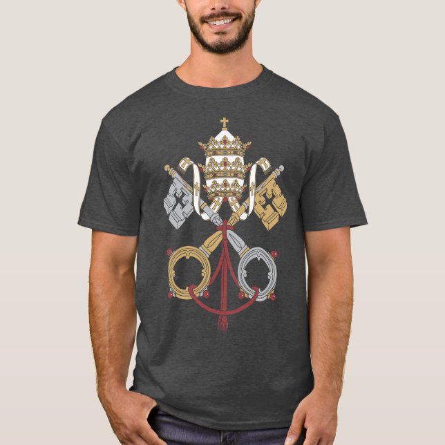 Camiseta Escudo de Armas del Vaticano (Anverso)
