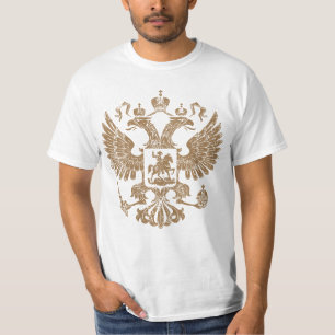 Camiseta Escudo de armas del vintage de Rusia