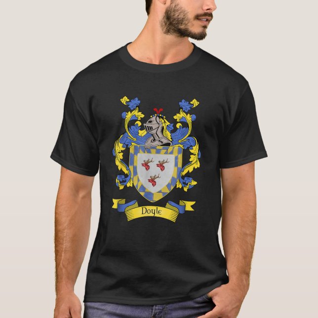 Camiseta Escudo de armas Doyle Apellido de familia Crest T  (Anverso)