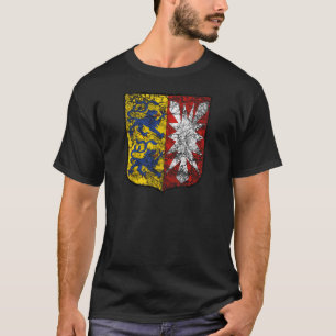 Camiseta Escudo de armas envejecido de Schleswig-Holstein