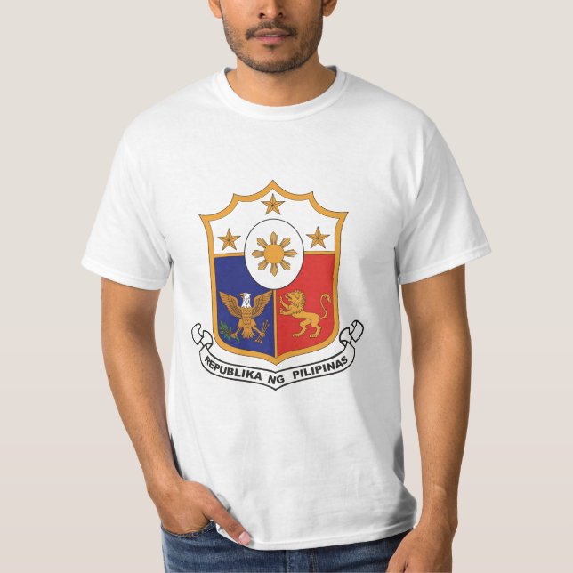 Camiseta Escudo de armas/escudo de Filipinas (Anverso)