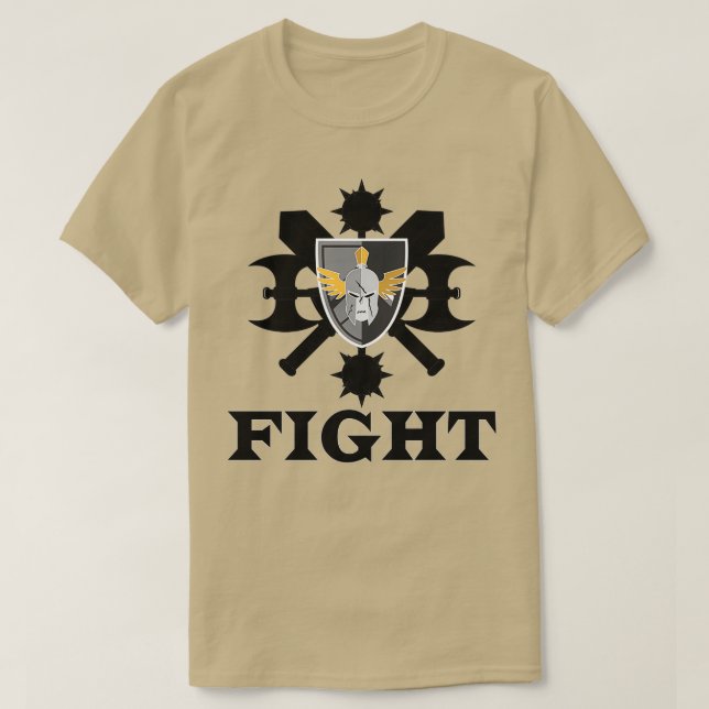 Camiseta Escudo de armas espartano medieval clásico TShirt (Diseño del anverso)