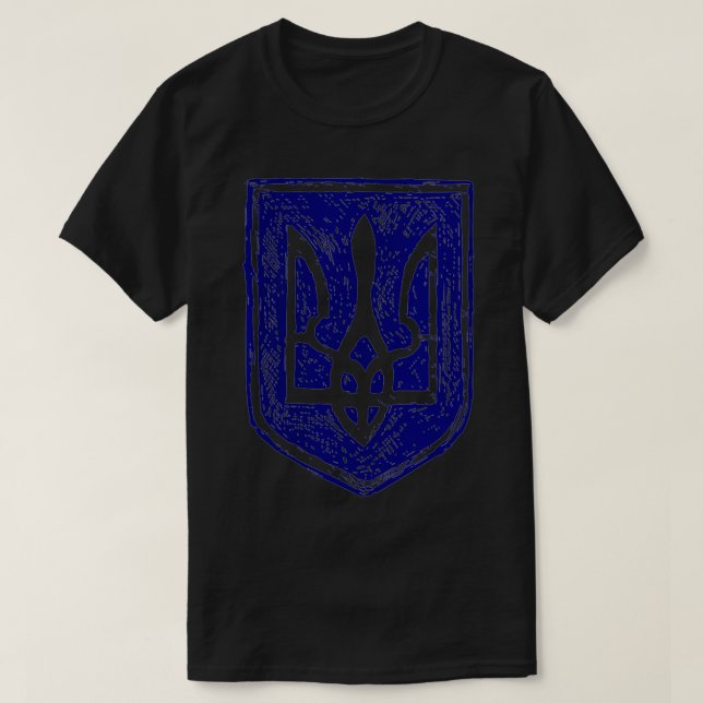 Camiseta Escudo de armas femenino Ucrania Fuerte Clothi (Diseño del anverso)