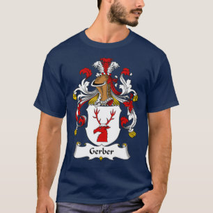 Camiseta Escudo de armas Gerber de escudo familiar