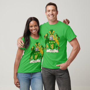 Camiseta Escudo de Armas Irlandés - Moore